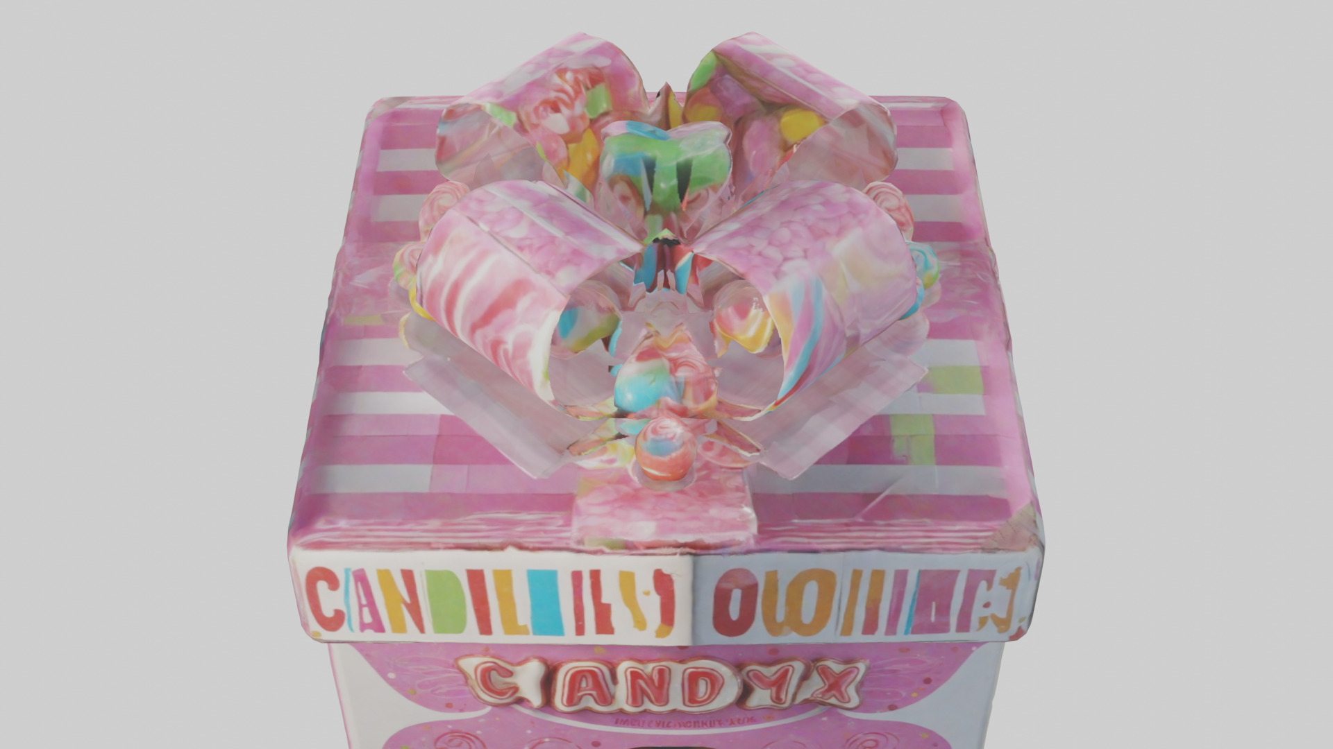 Candy Box model Low-poly 3D model_26