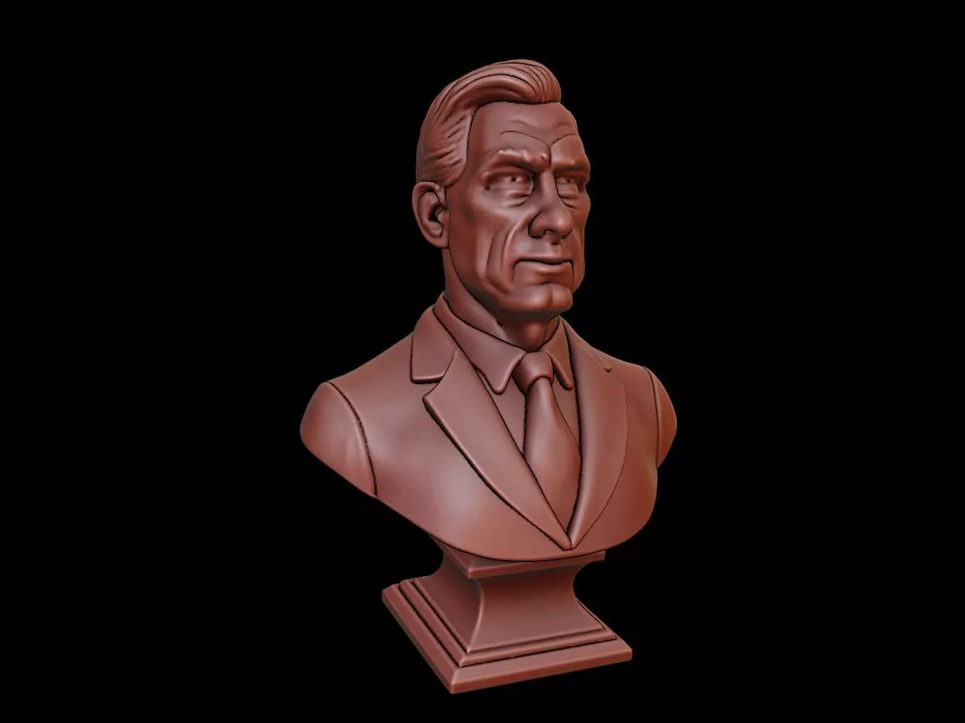 President Bust 3D print model_0