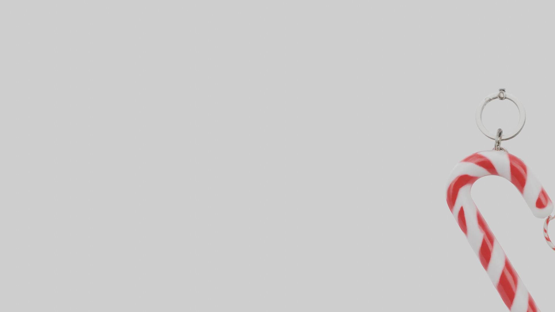 Candy cane keychain model Low-poly 3D model_21