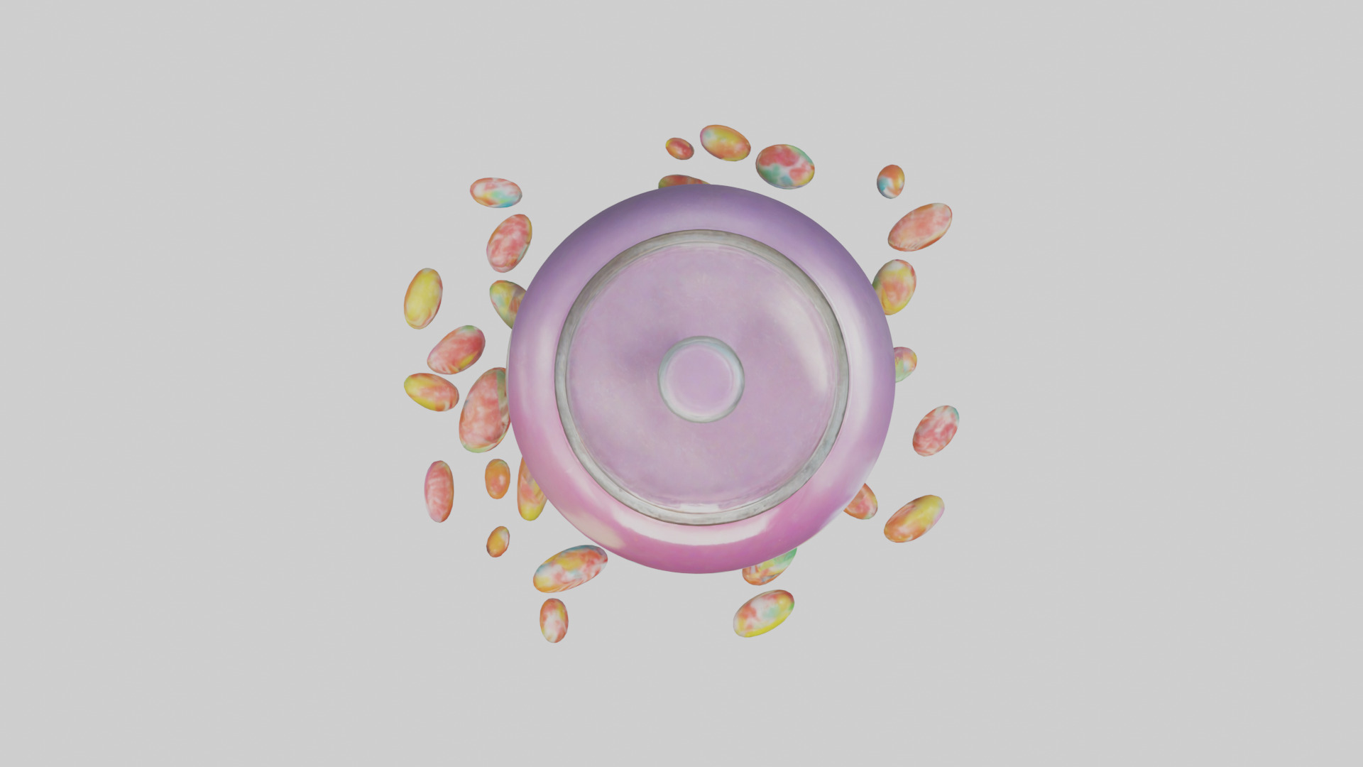 Candy Jar model Low-poly 3D model_24