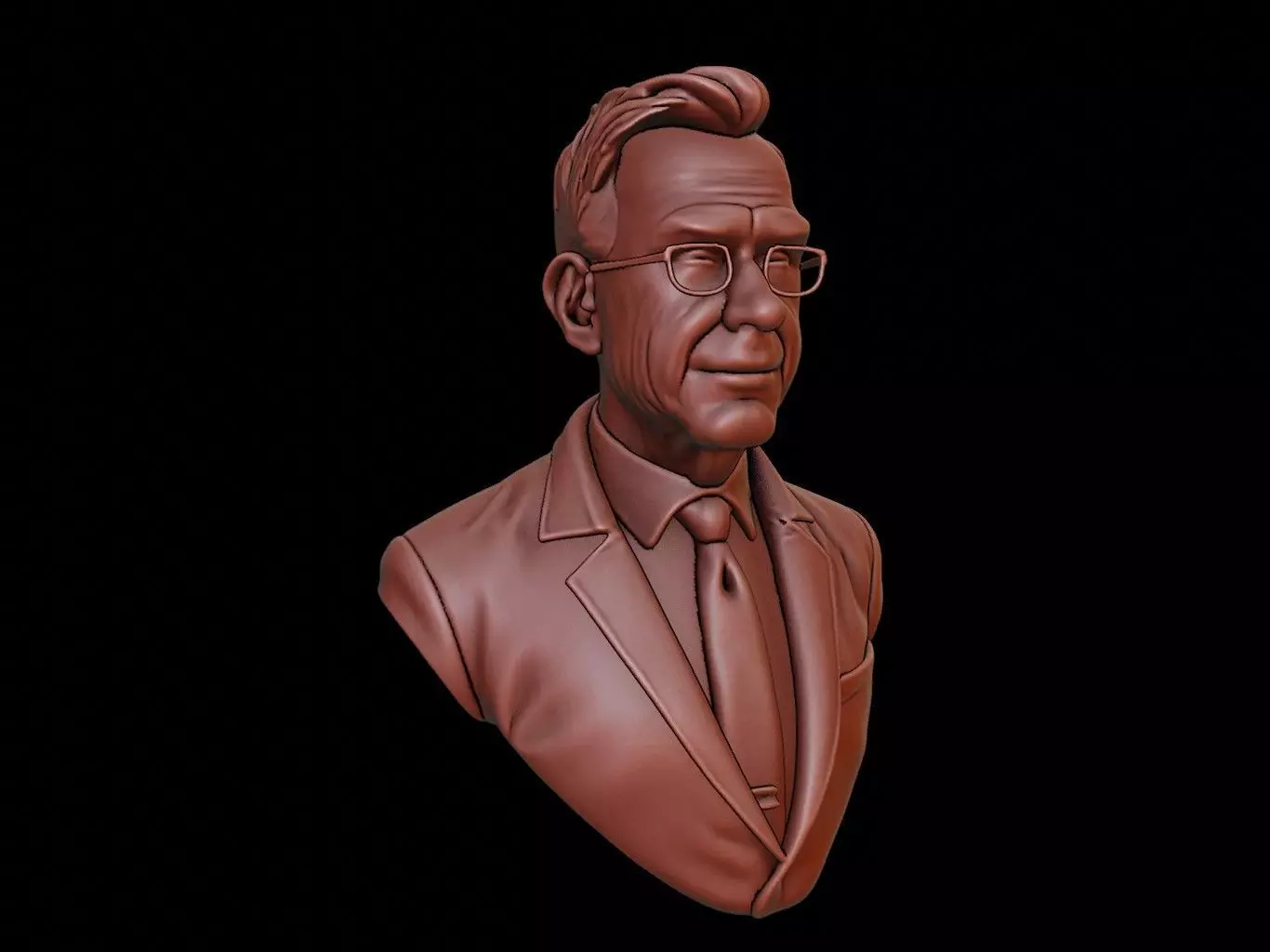 Psychiatrist Bust 3D print model_0