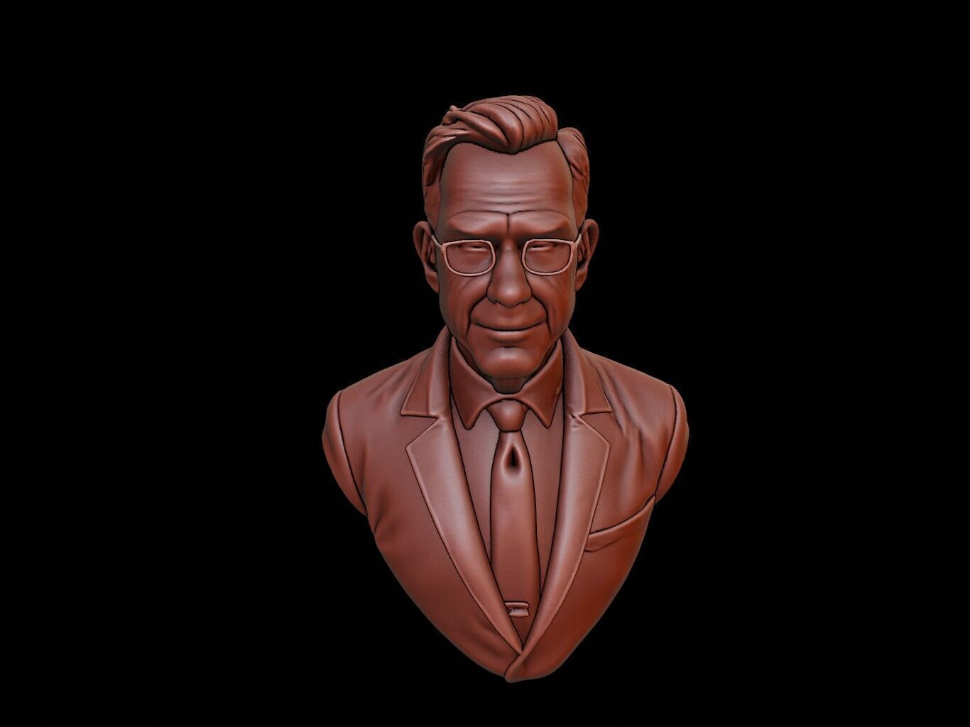 Psychiatrist Bust 3D print model_1