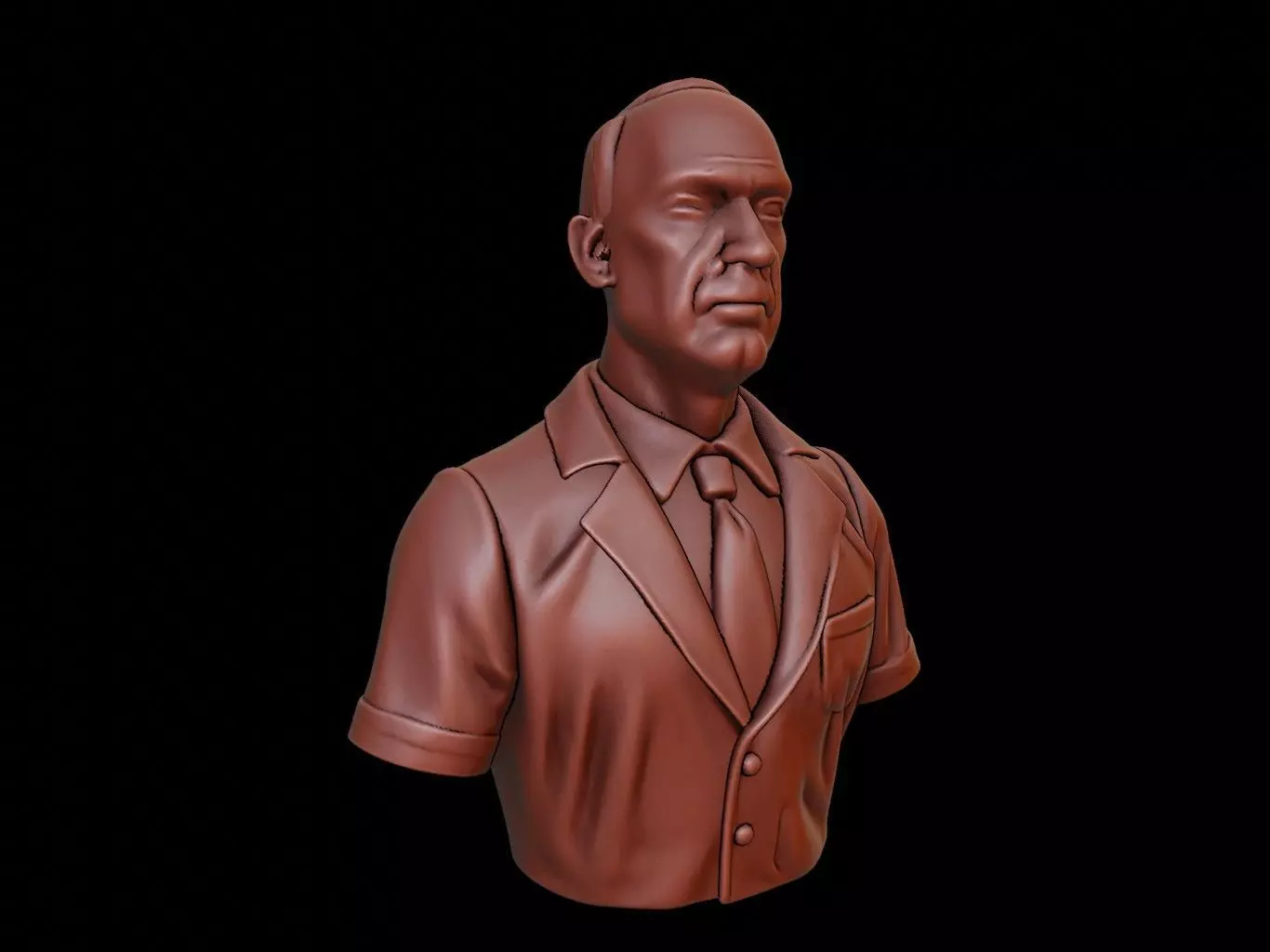 Psychologist Bust 3D print model