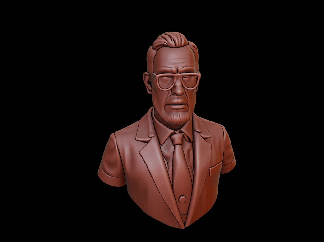 Psychologist Bust 3D print model_1