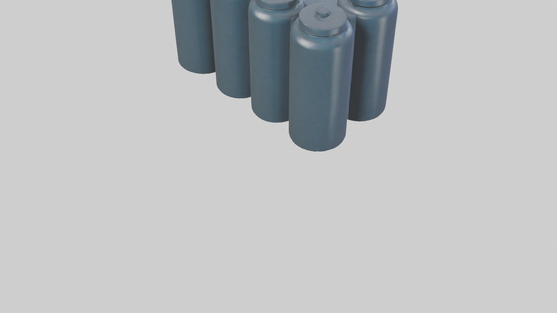 Canisters model Low-poly 3D model_4