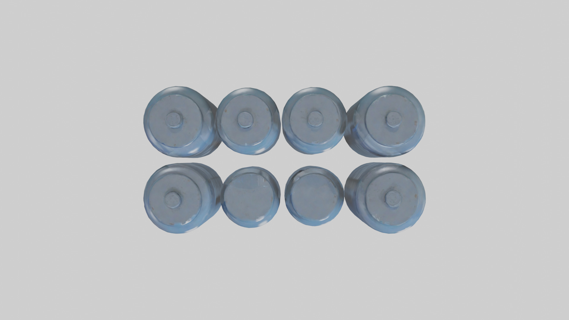 Canisters model Low-poly 3D model_24