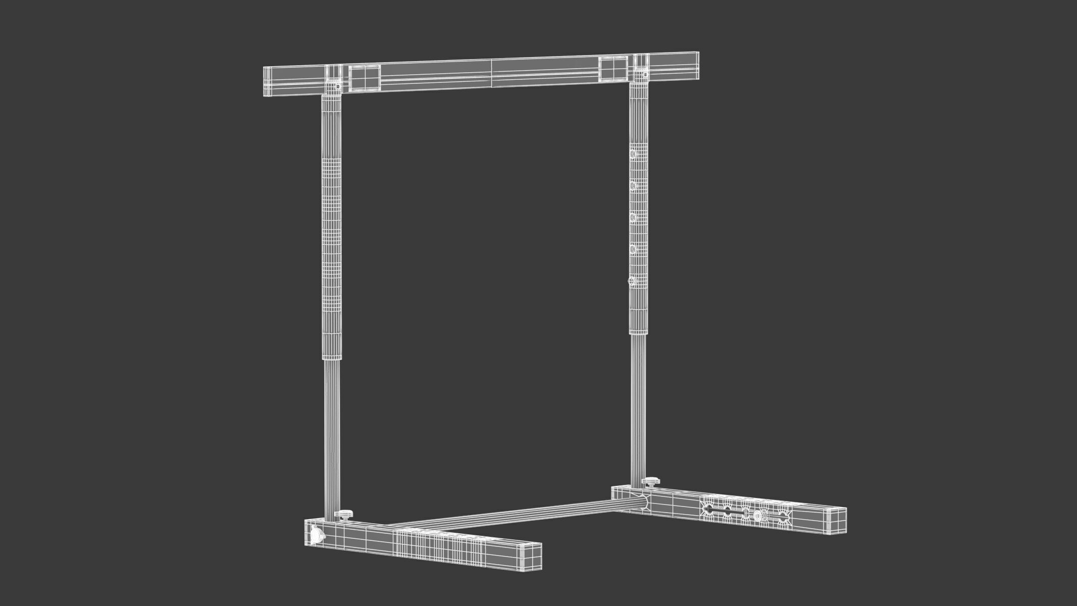 Athletics Hurdles 3D model_5