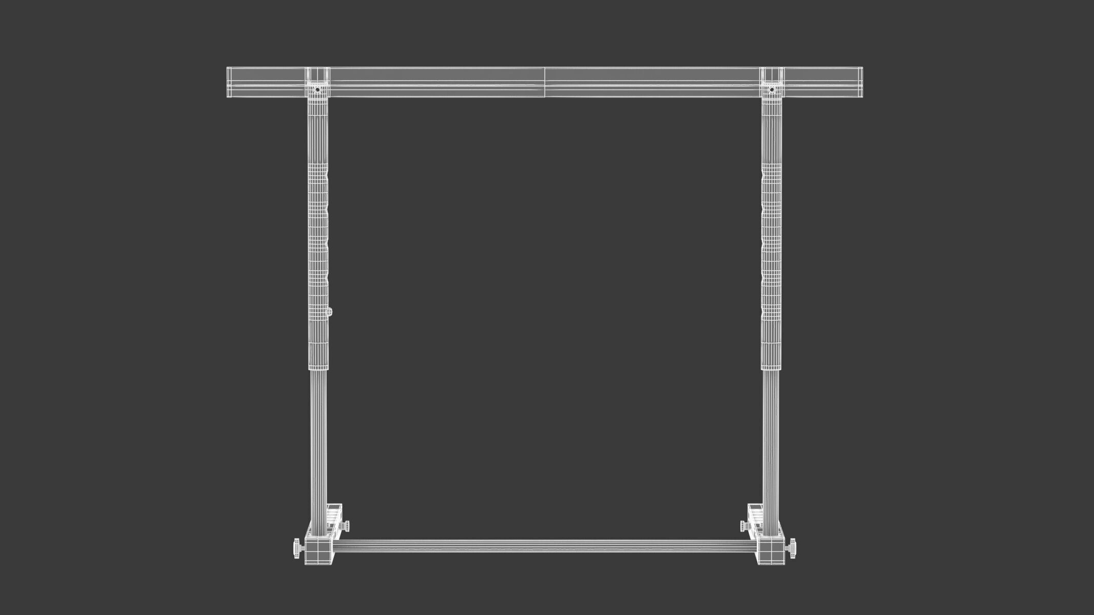 Athletics Hurdles 3D model_8