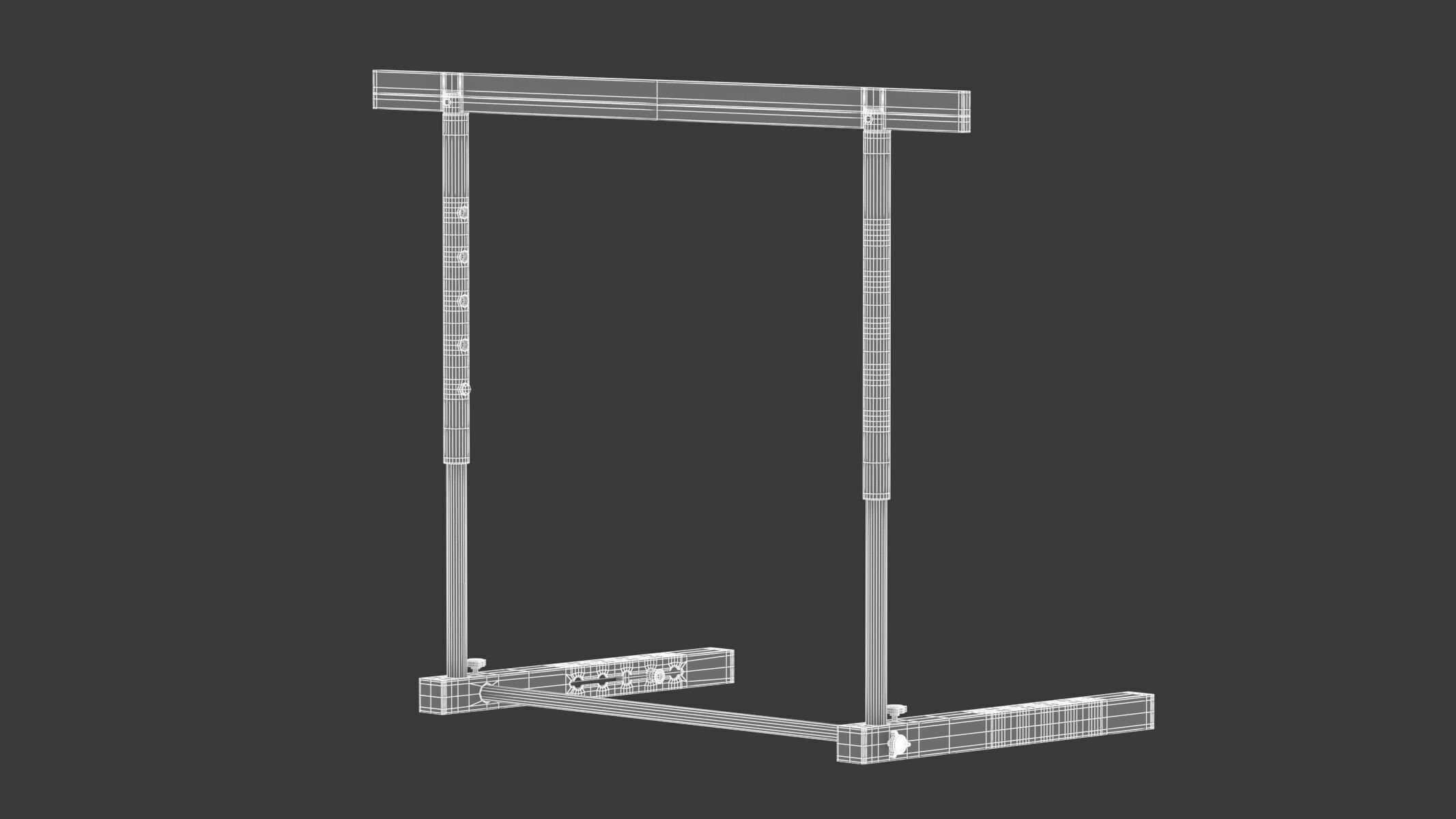 Athletics Hurdles 3D model_7