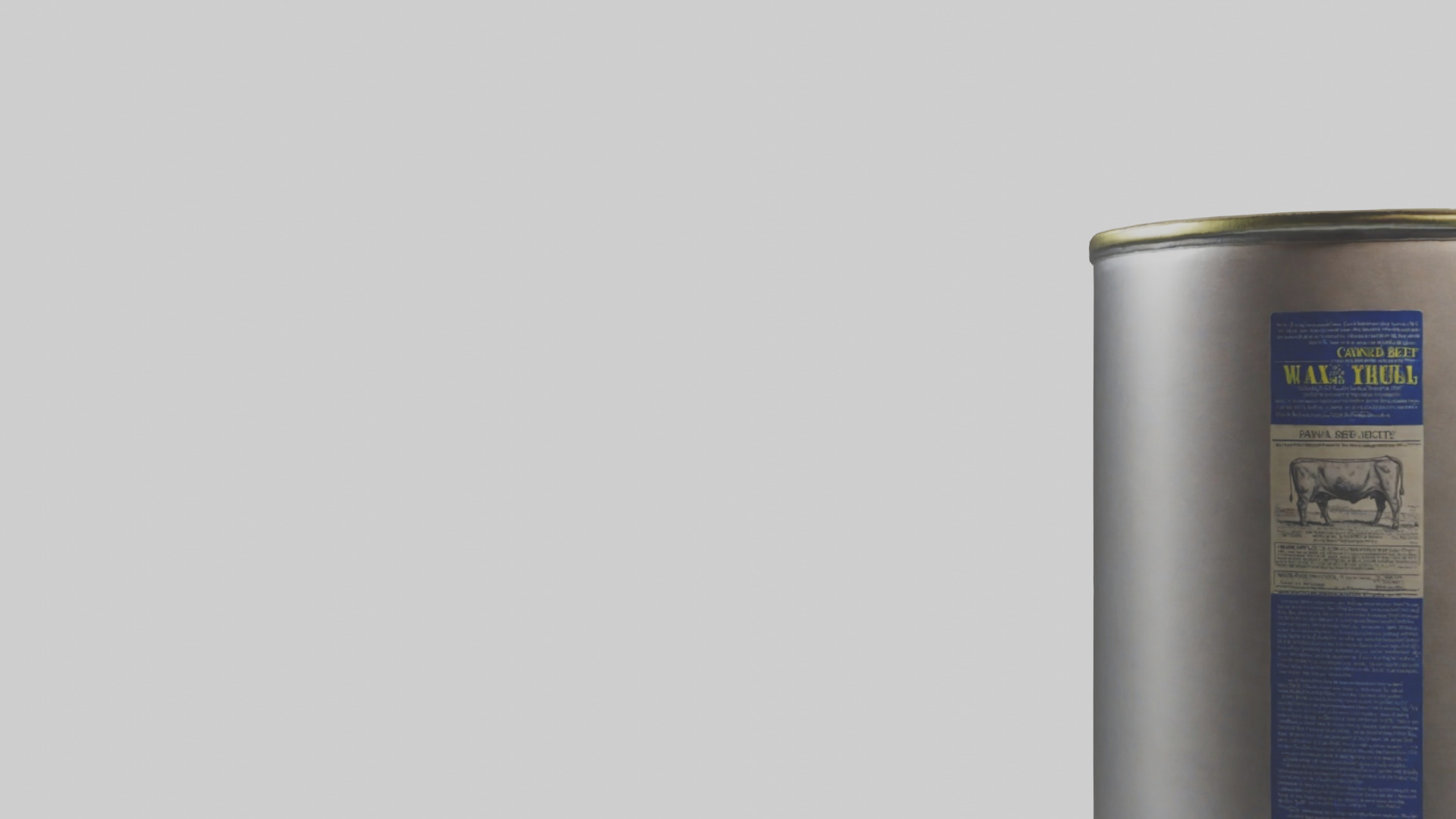 Canned Beef model Low-poly 3D model_21