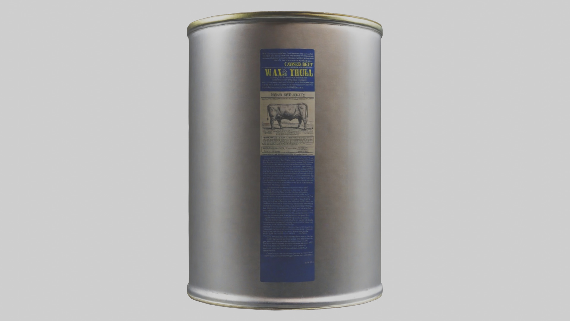 Canned Beef model Low-poly 3D model_19