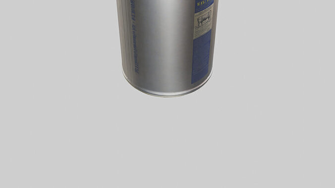 Canned Beef model Low-poly 3D model 7