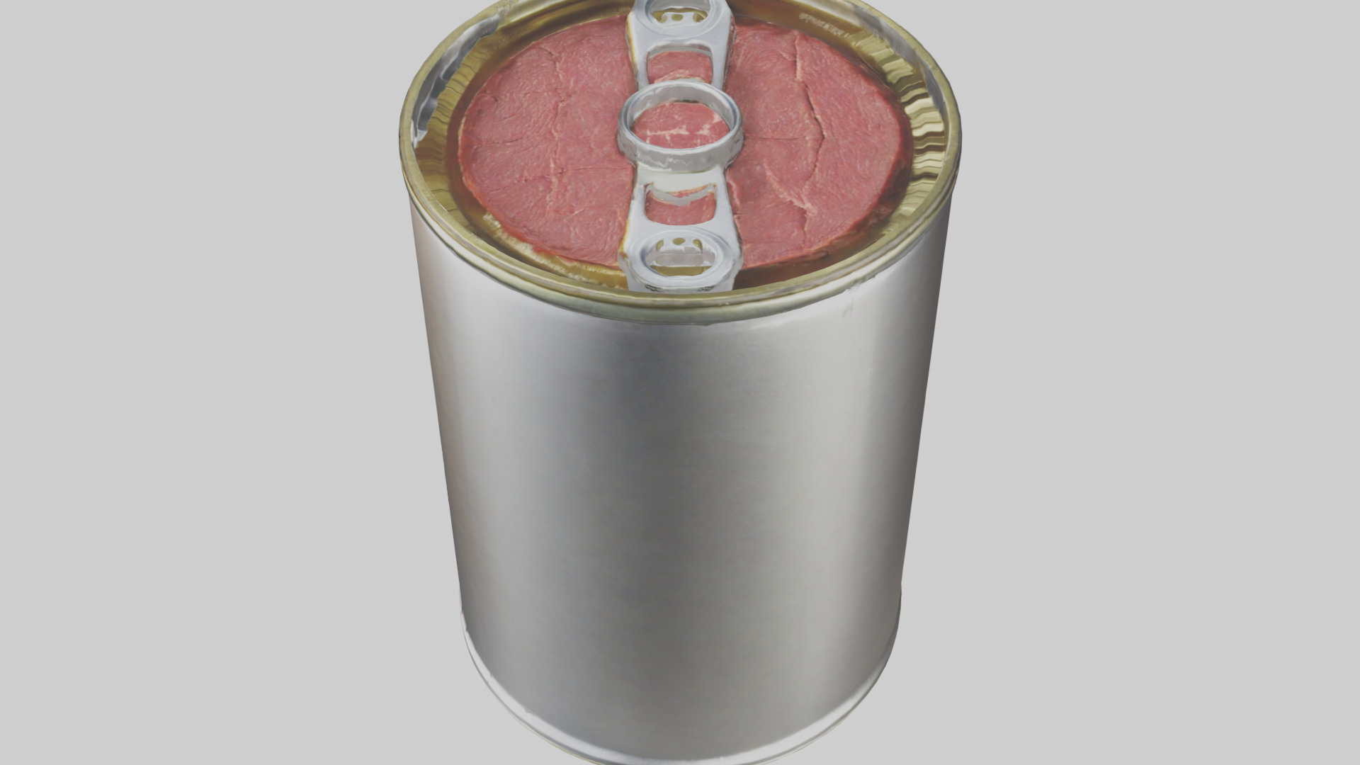 Canned Beef model Low-poly 3D model_27