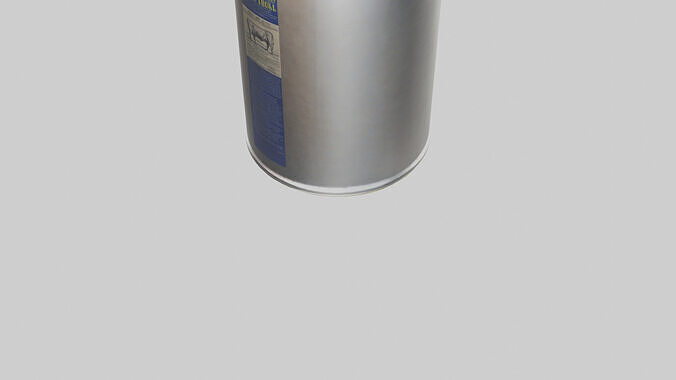 Canned Beef model Low-poly 3D model 6
