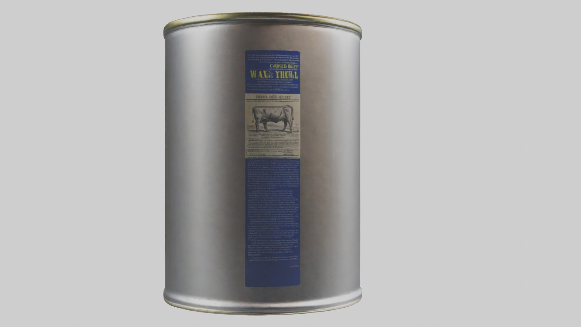 Canned Beef model Low-poly 3D model_20