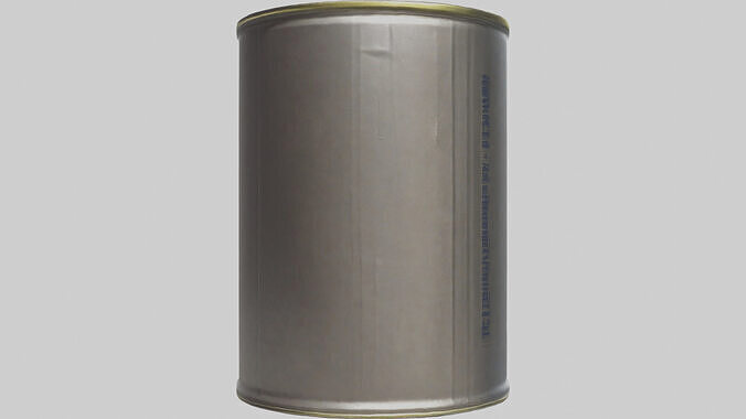 Canned Beef model Low-poly 3D model 3