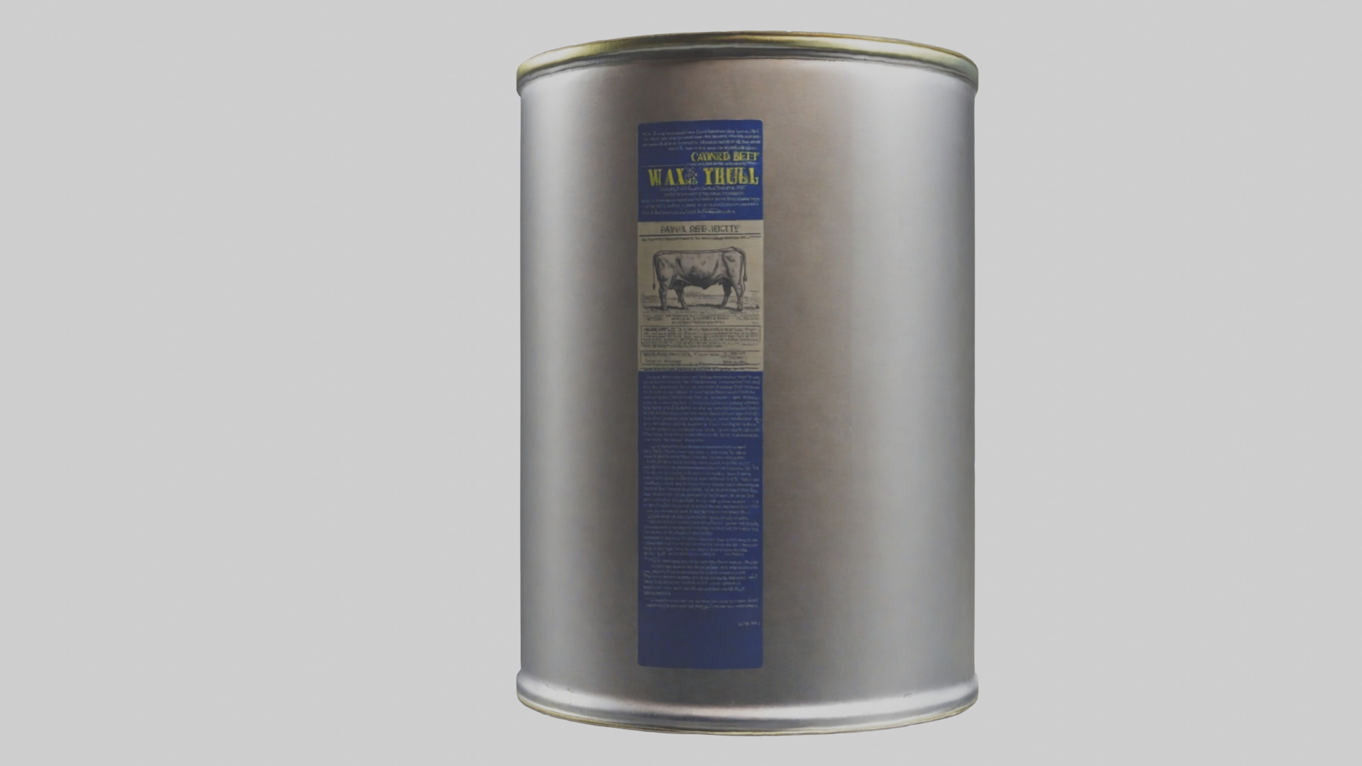 Canned Beef model Low-poly 3D model_13