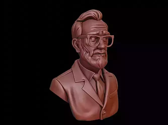 Scientist Bust