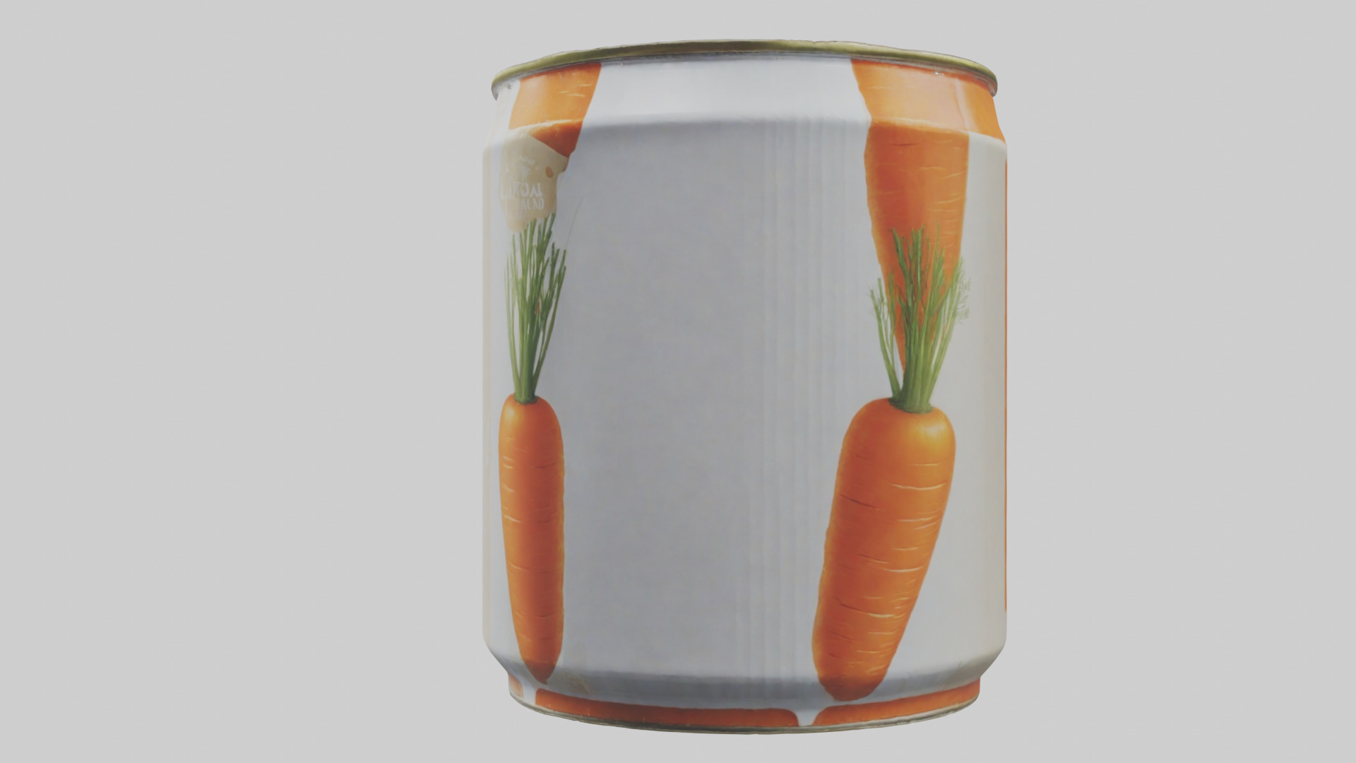 Canned Carrots model Low-poly 3D model_13