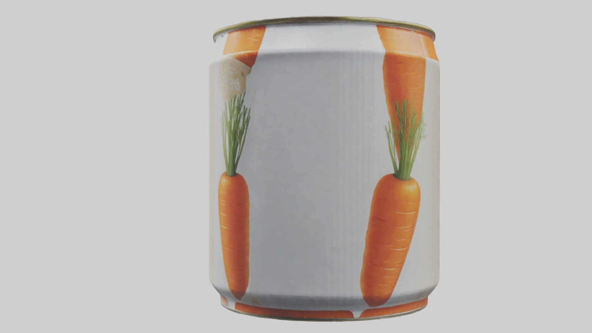 Canned Carrots model Low-poly 3D model_15