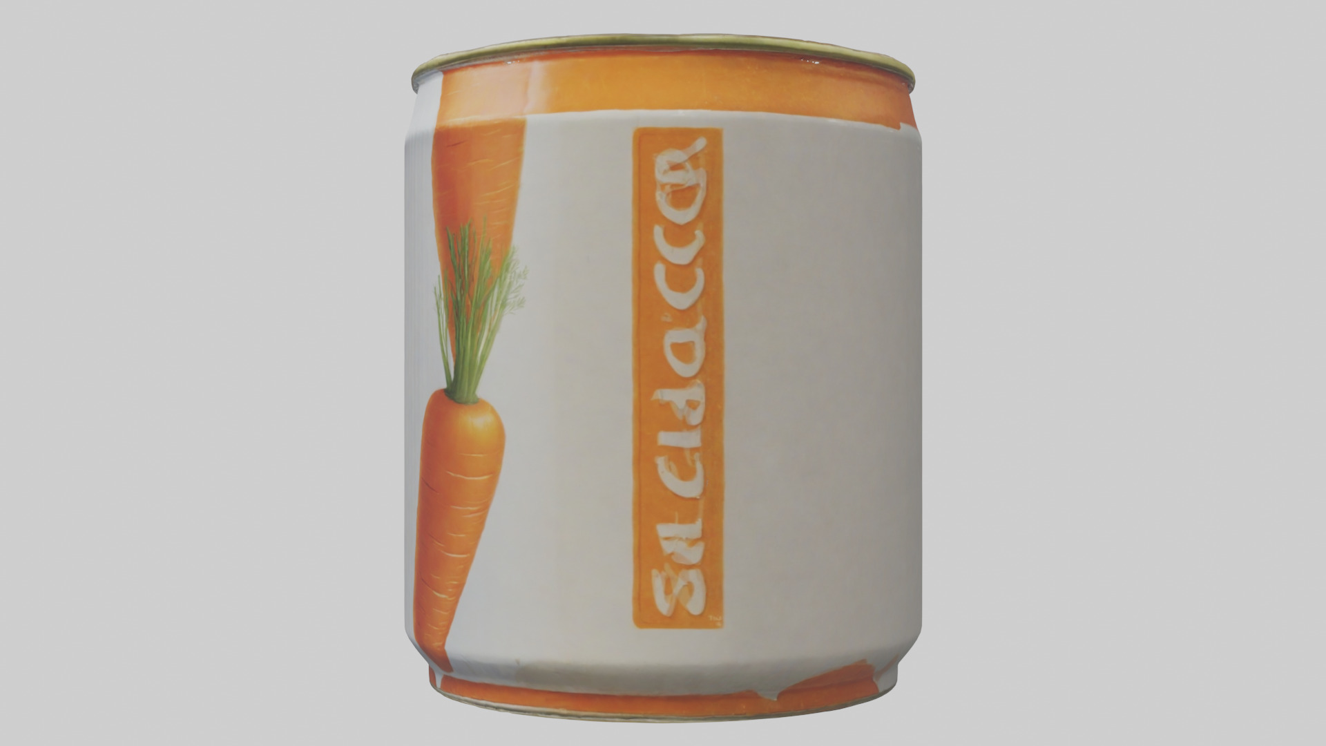 Canned Carrots model Low-poly 3D model_22
