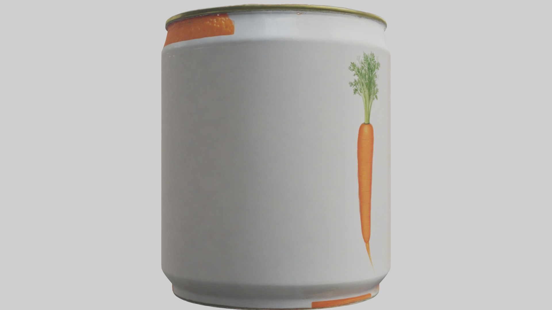 Canned Carrots model Low-poly 3D model_2
