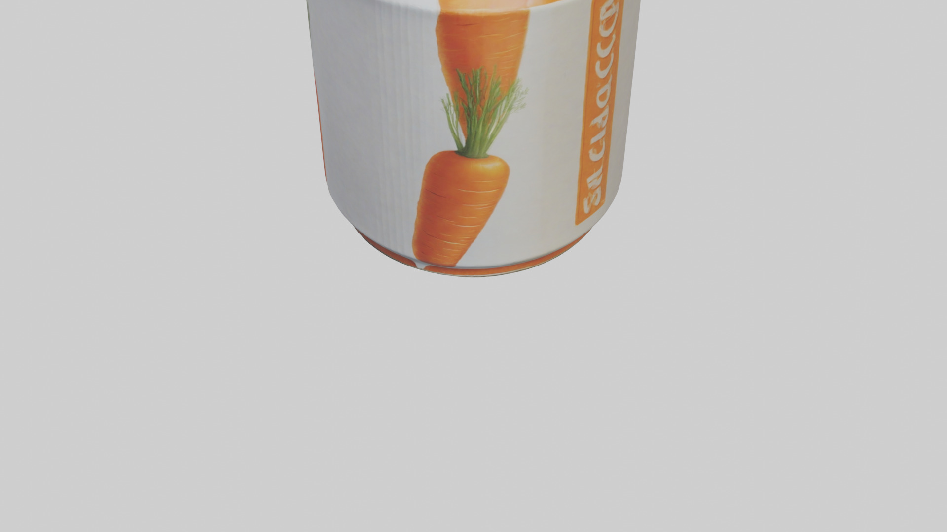 Canned Carrots model Low-poly 3D model_5