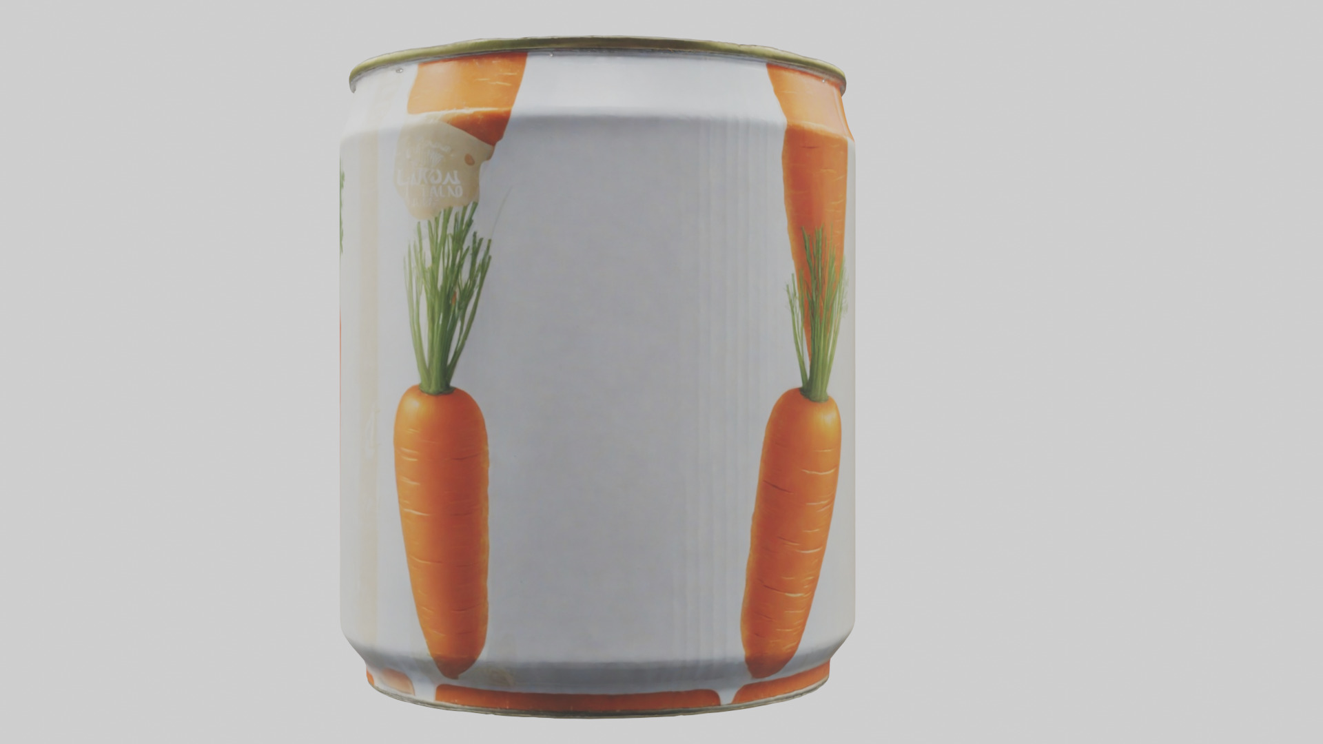 Canned Carrots model Low-poly 3D model_20