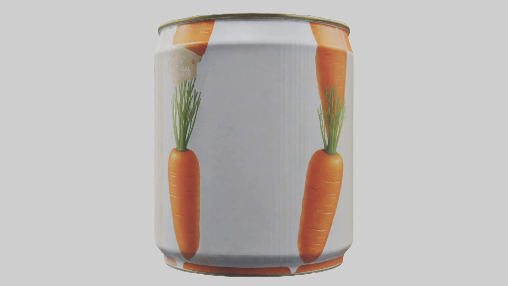 Canned Carrots model Low-poly 3D model_10