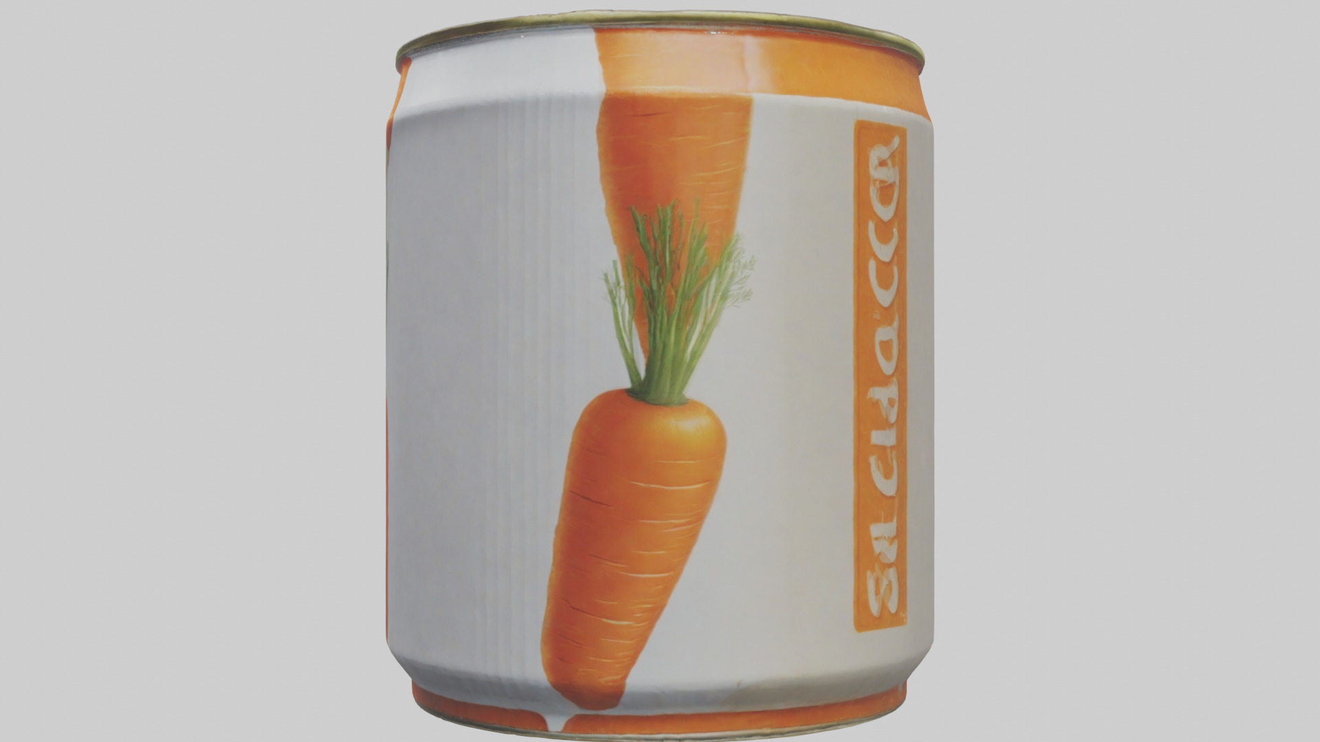 Canned Carrots model Low-poly 3D model_11