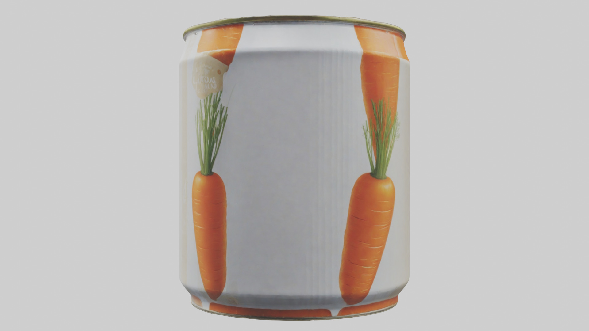 Canned Carrots model Low-poly 3D model_14