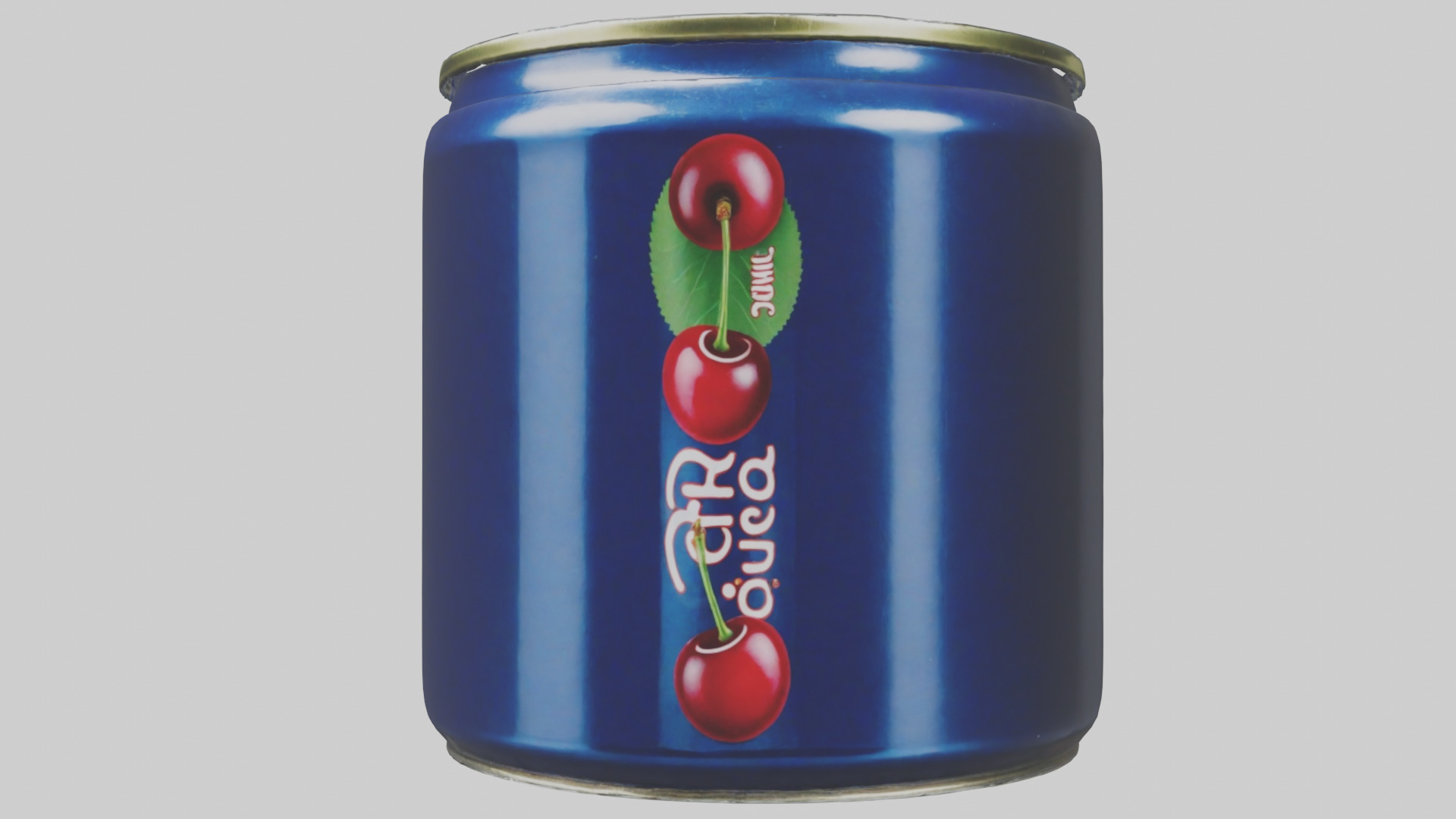 Canned Cherries model Low-poly 3D model_12