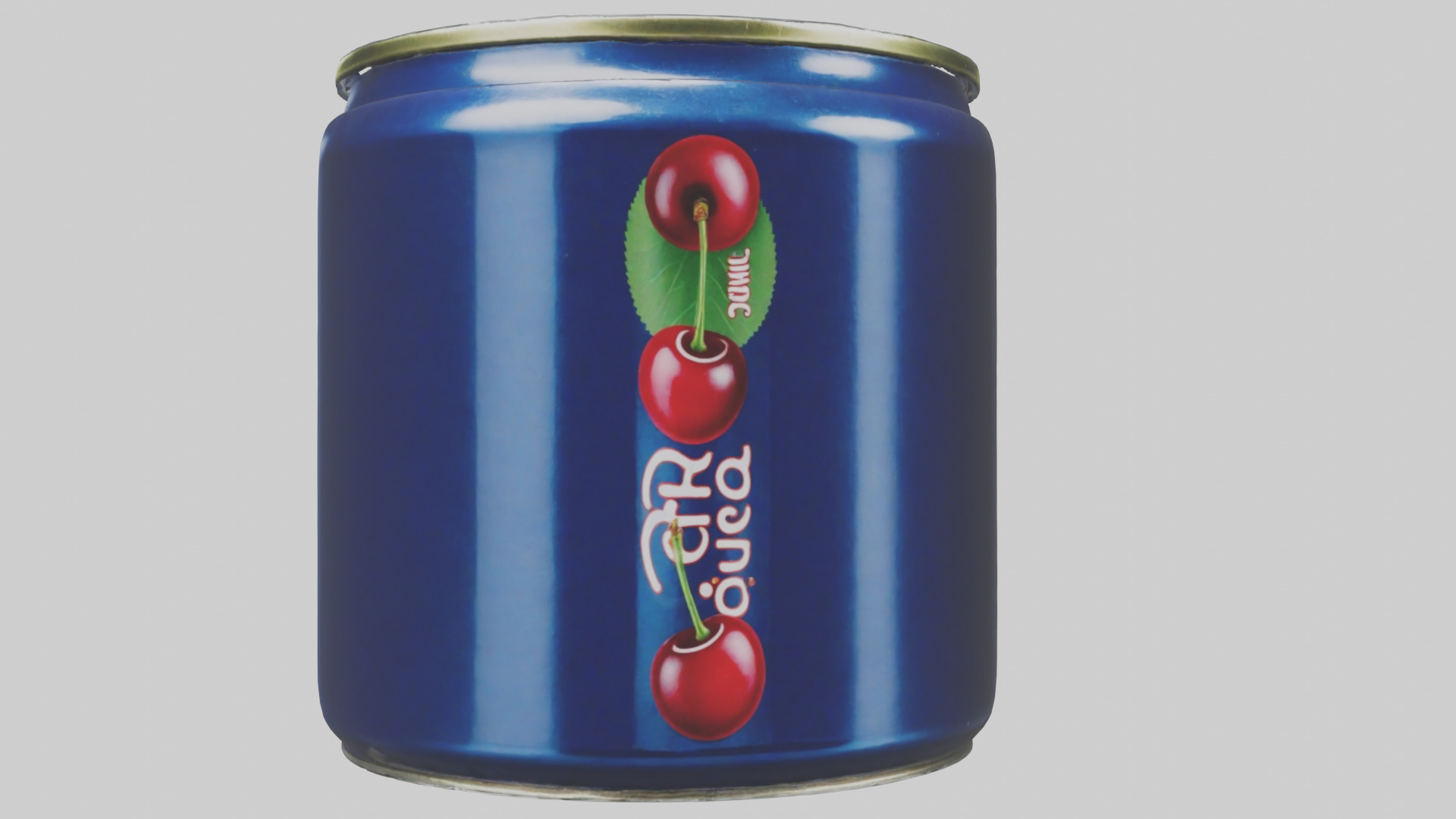 Canned Cherries model Low-poly 3D model_20