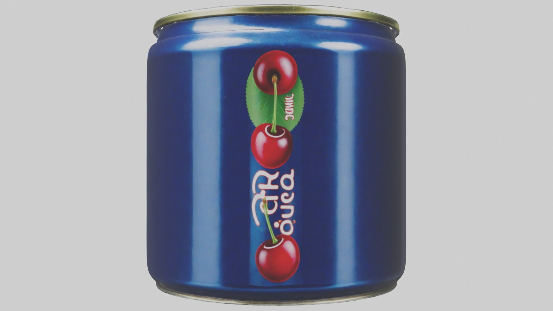 Canned Cherries model Low-poly 3D model_9