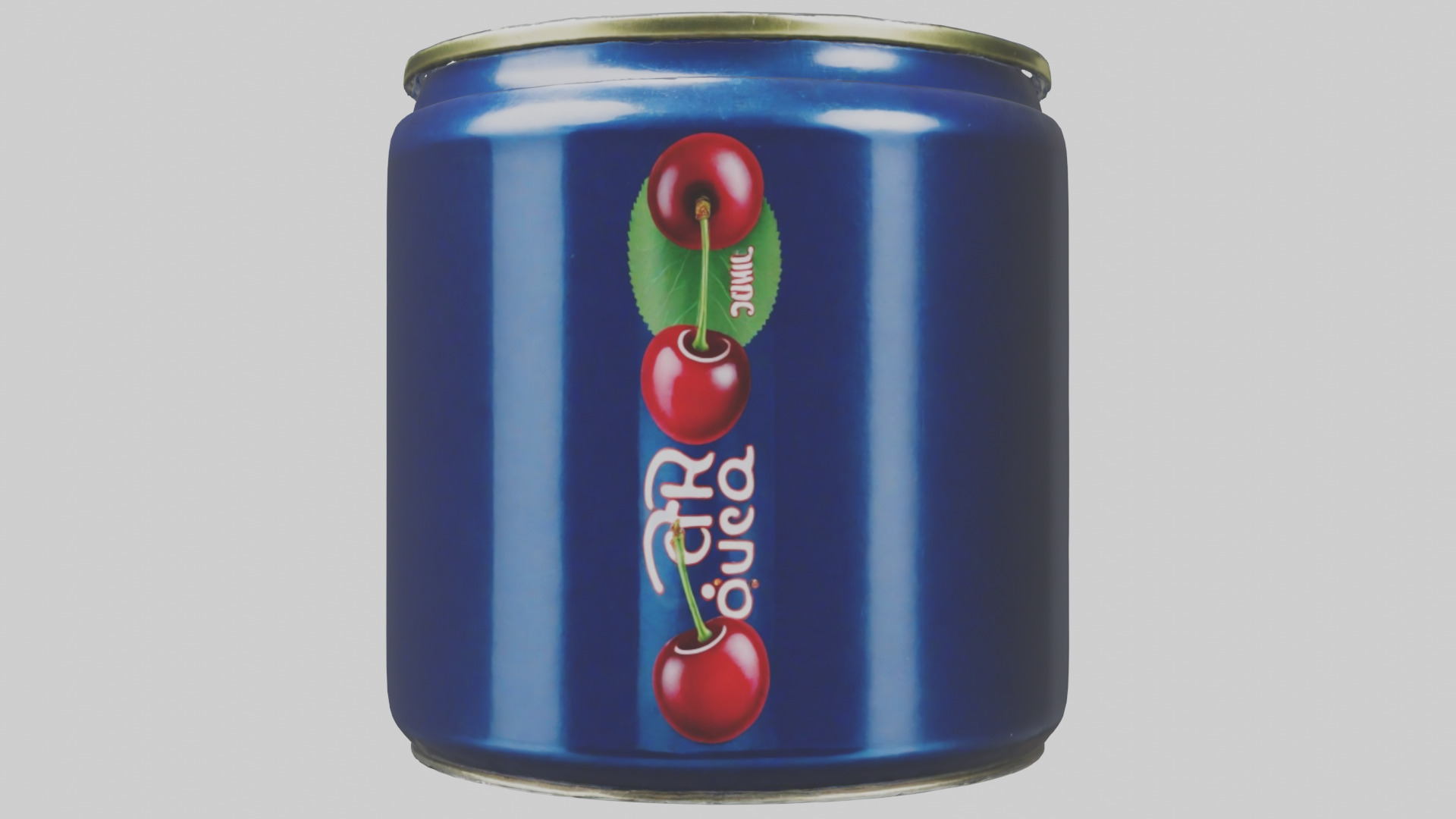 Canned Cherries model Low-poly 3D model_14