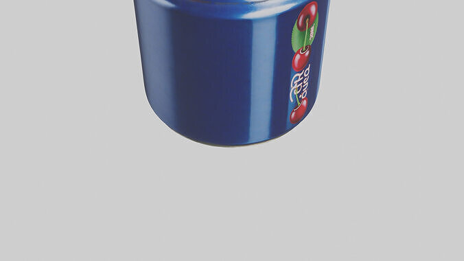 Canned Cherries model Low-poly 3D model 7