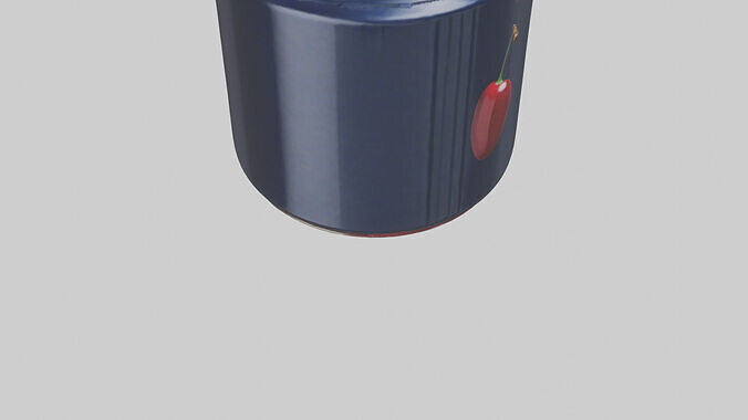 Canned Cherries model Low-poly 3D model 4