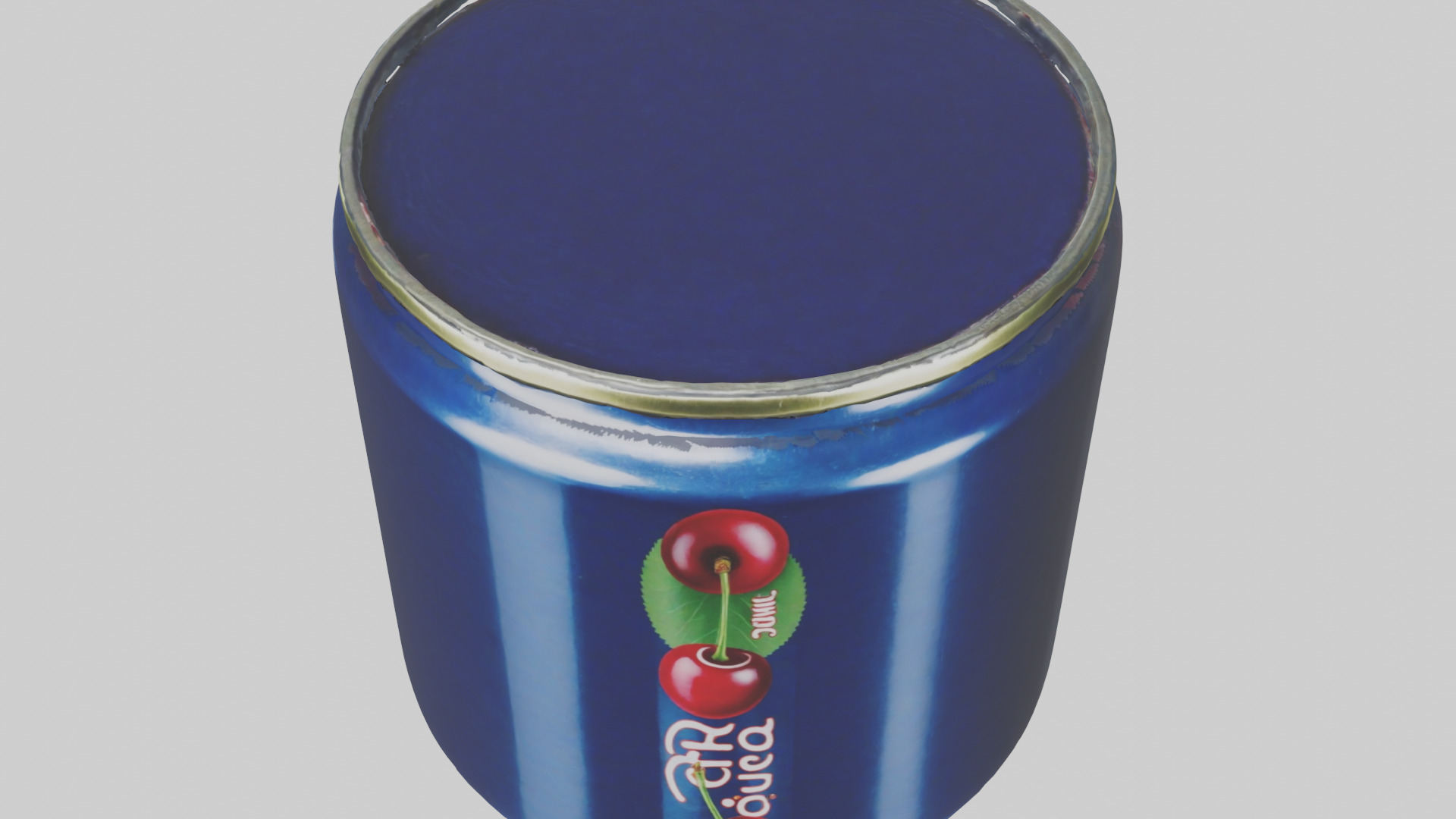 Canned Cherries model Low-poly 3D model_26