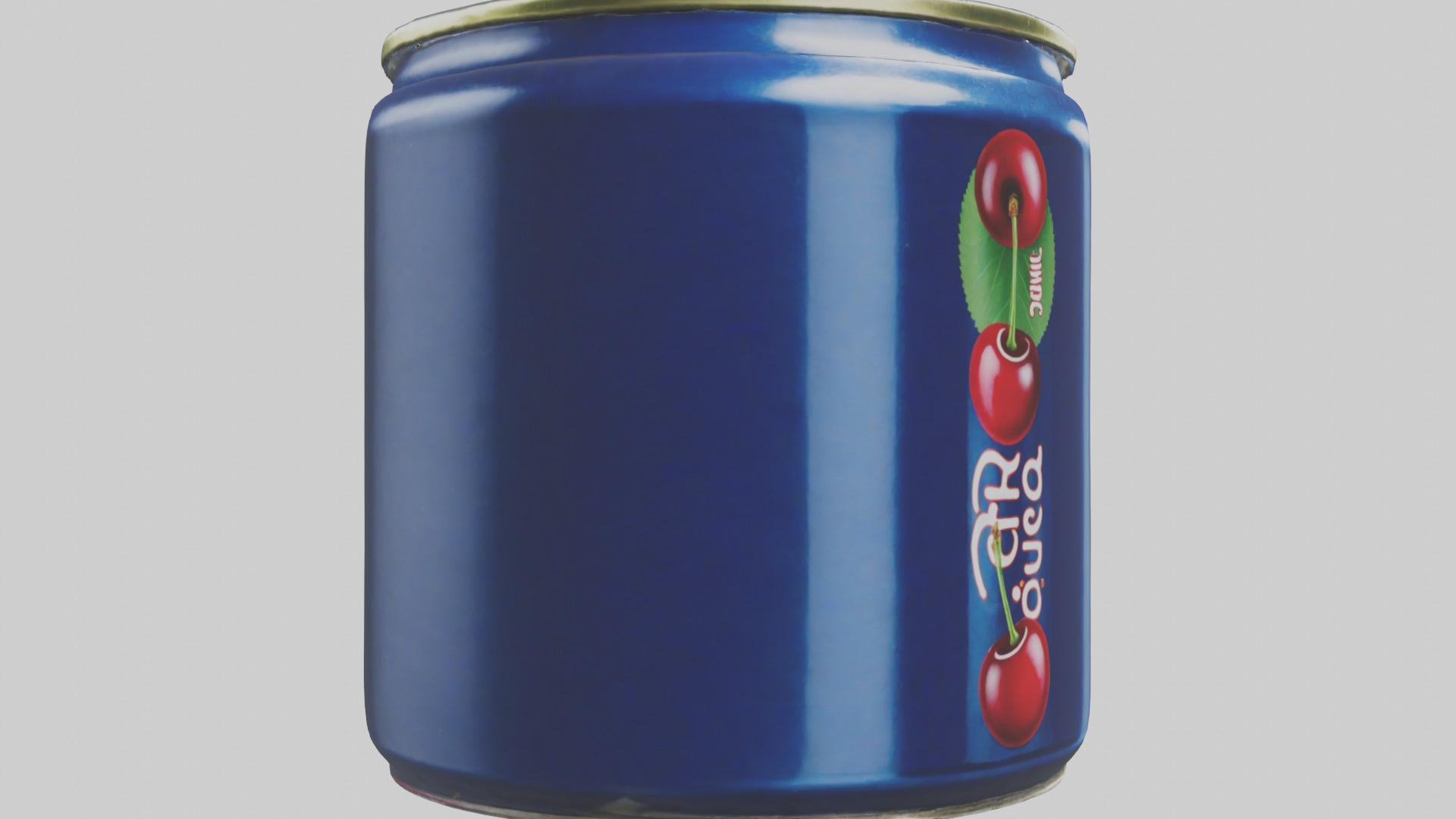 Canned Cherries model Low-poly 3D model_7
