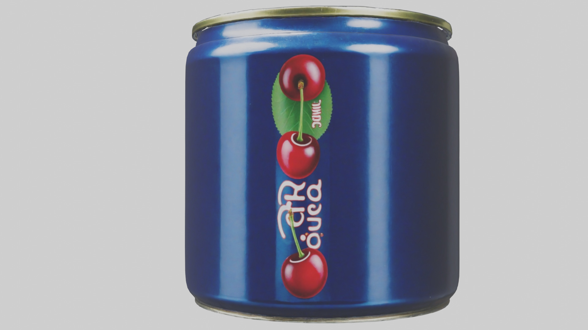 Canned Cherries model Low-poly 3D model_15