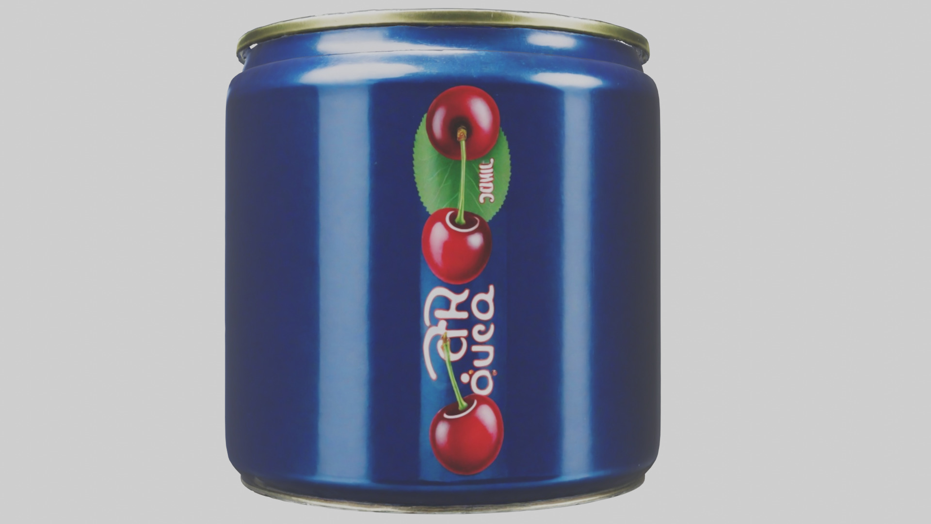 Canned Cherries model Low-poly 3D model_17