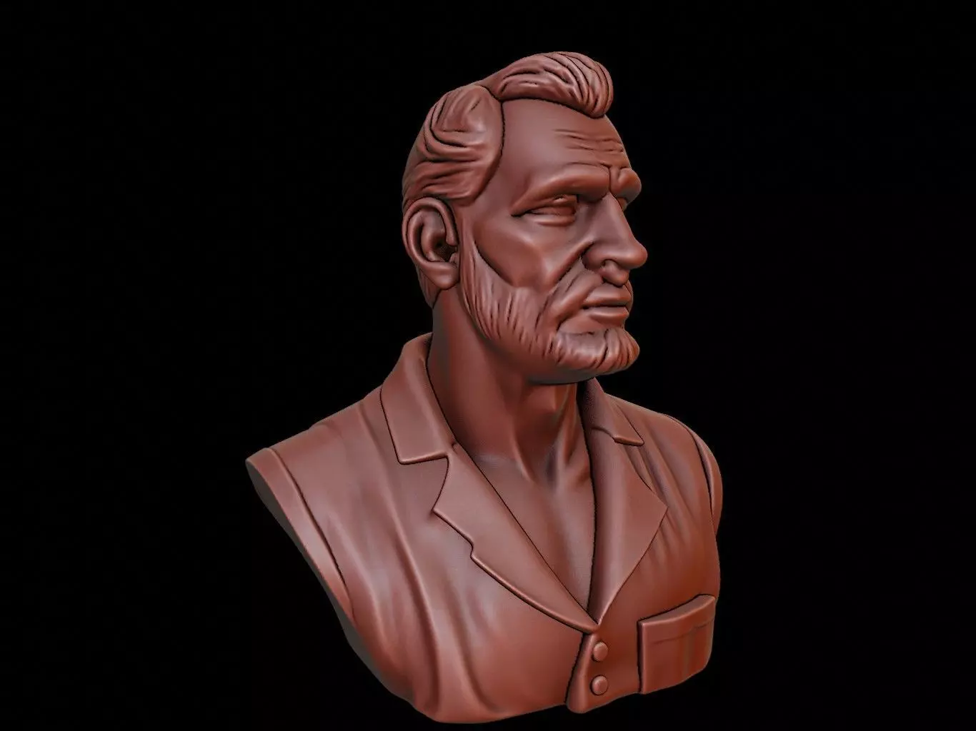 Sculptor Bust 3D print model_0
