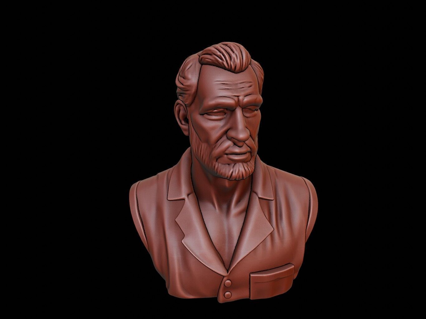 Sculptor Bust 3D print model_1