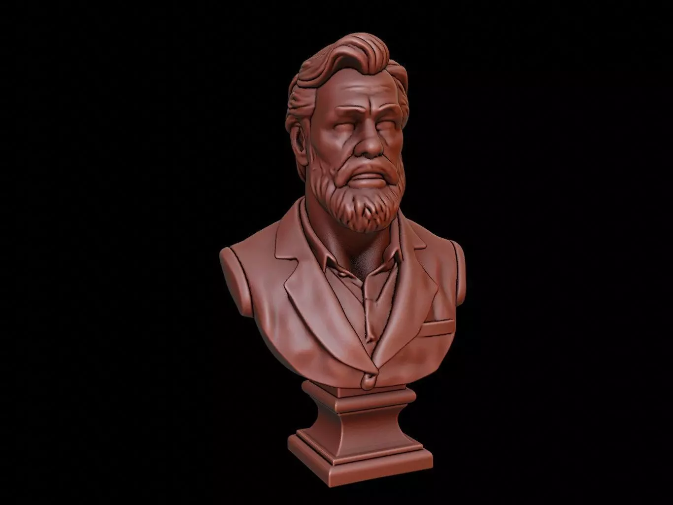 Sculptor Bust 3D print model_0