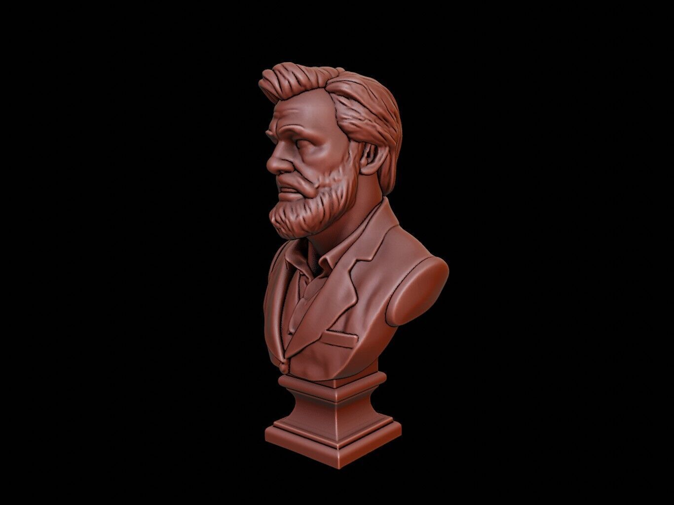 Sculptor Bust 3D print model_2