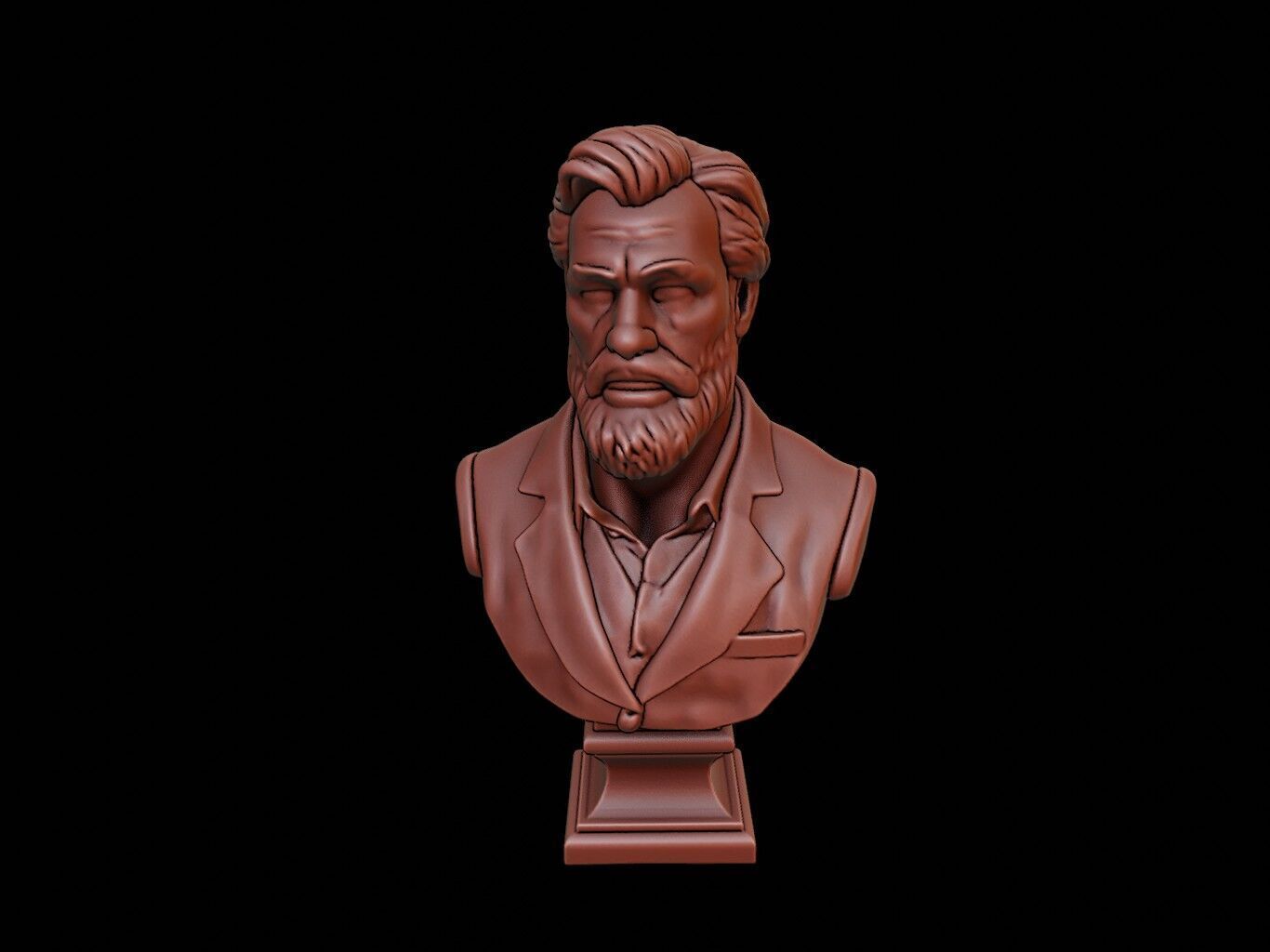 Sculptor Bust 3D print model_1
