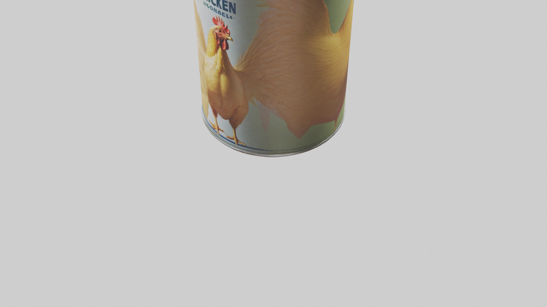 Canned Chicken model Low-poly 3D model_3