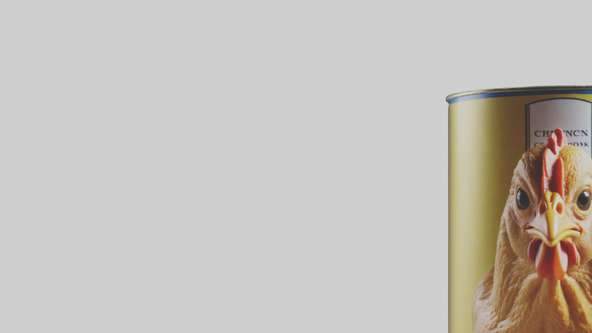 Canned Chicken model Low-poly 3D model_21