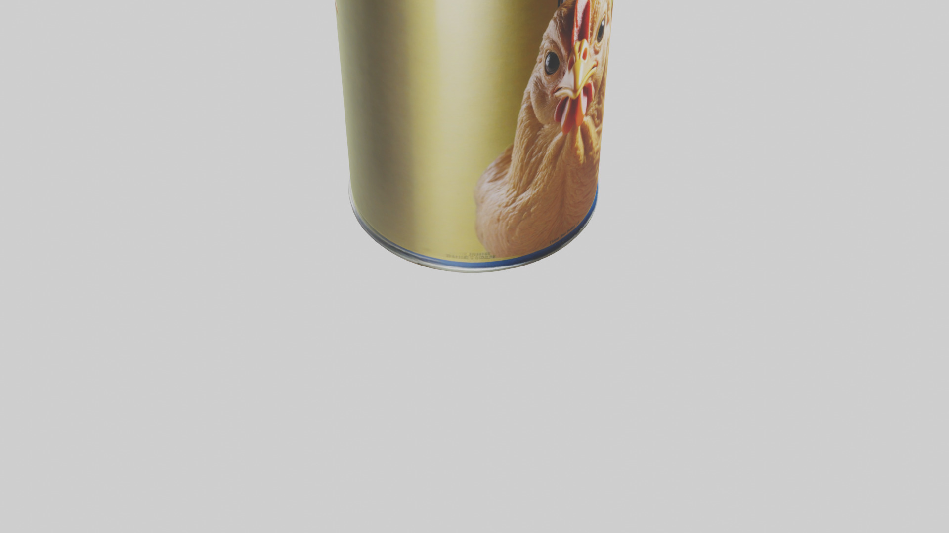 Canned Chicken model Low-poly 3D model_6