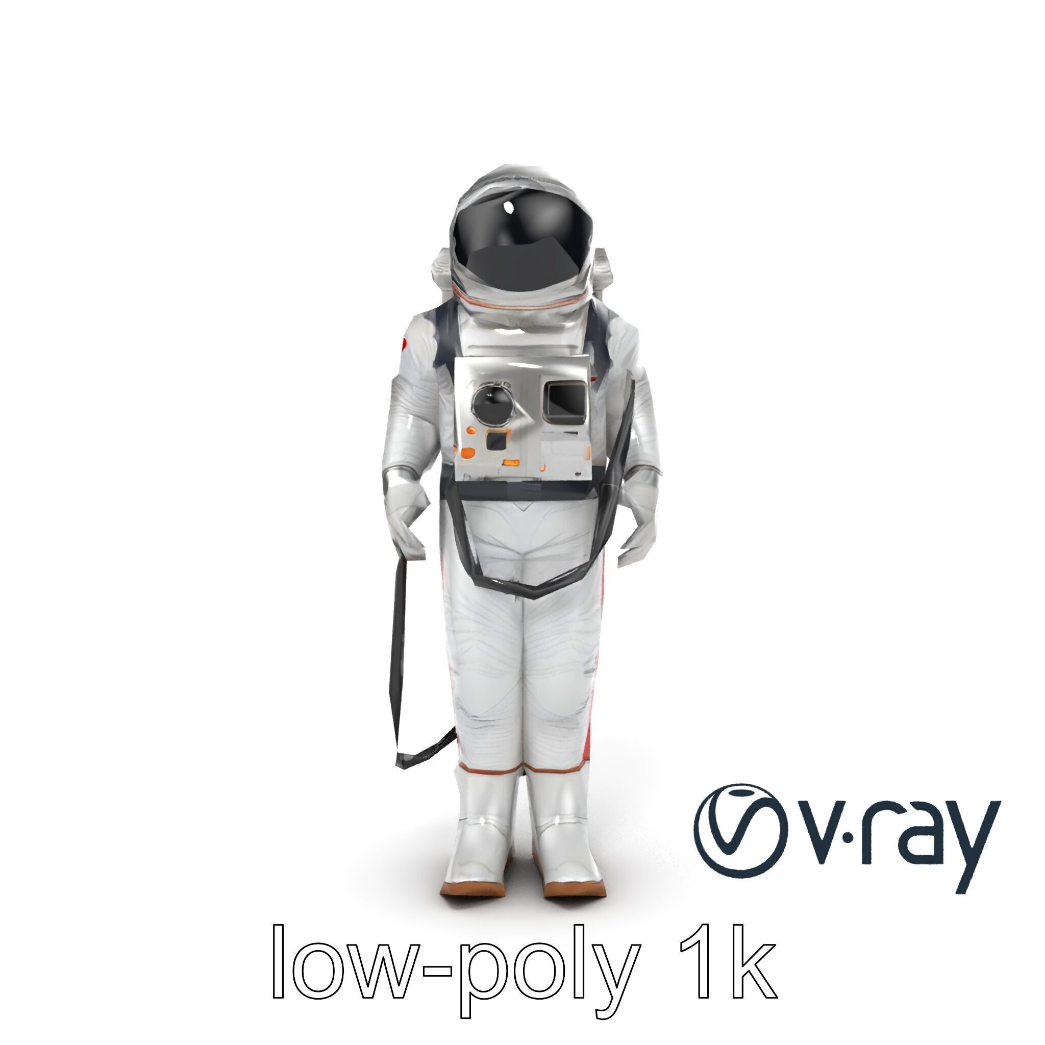 Soviet Zenit Spacesuit Buran Program model pack Low-poly 3D model_15